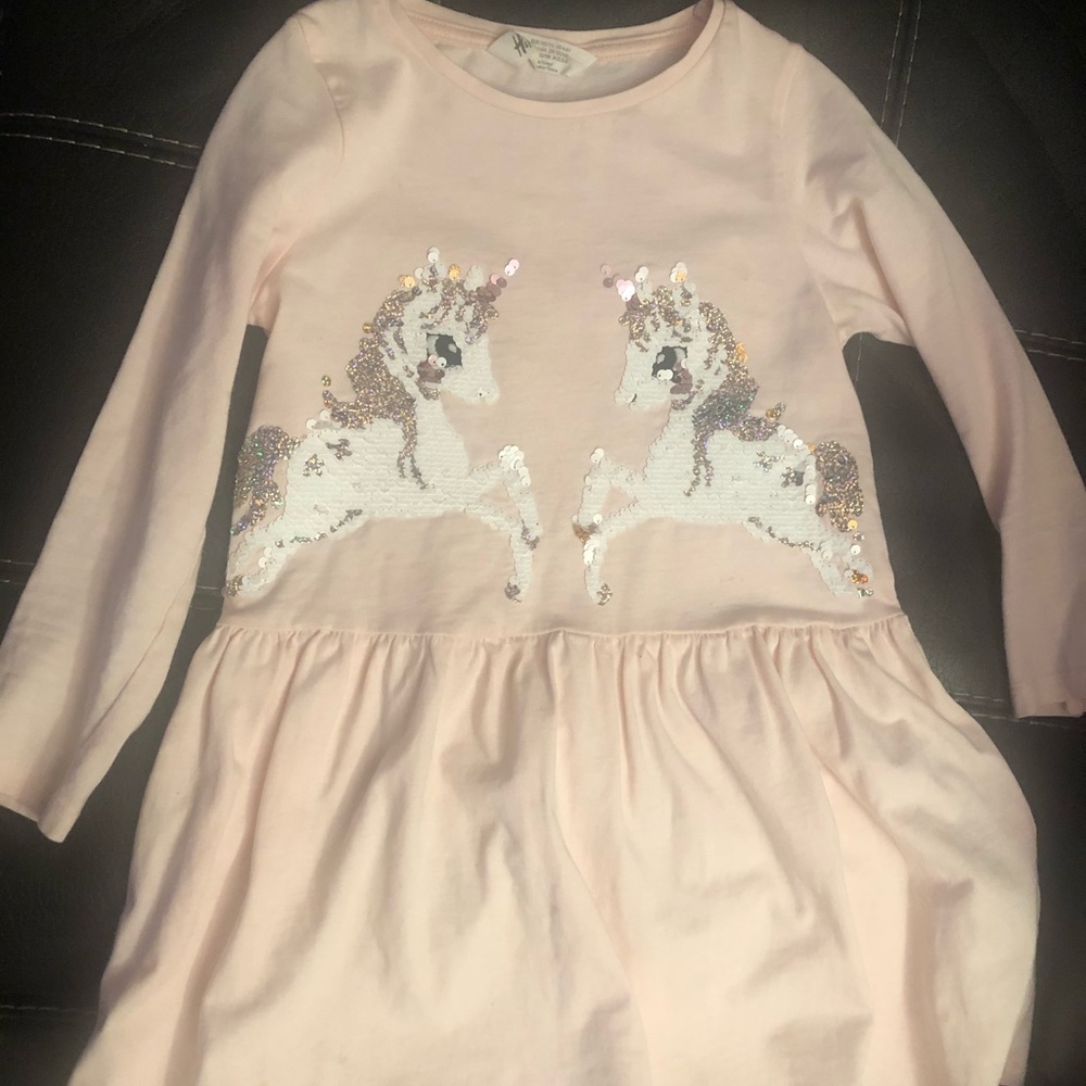 Light pink new unicorn dress